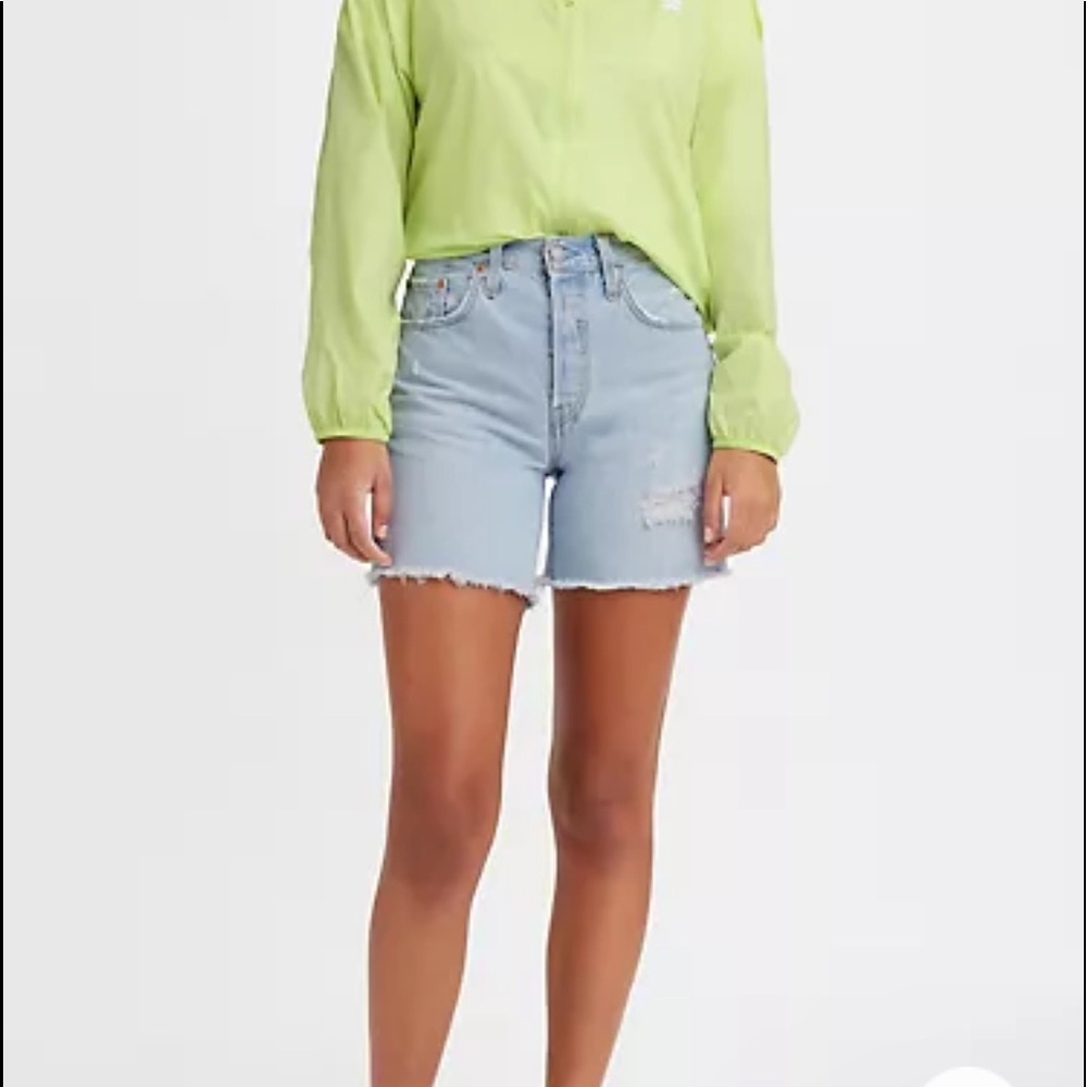 Levi’s 501® ORIGINAL HIGH RISE MID-THIGH WOMEN'S SHORTS